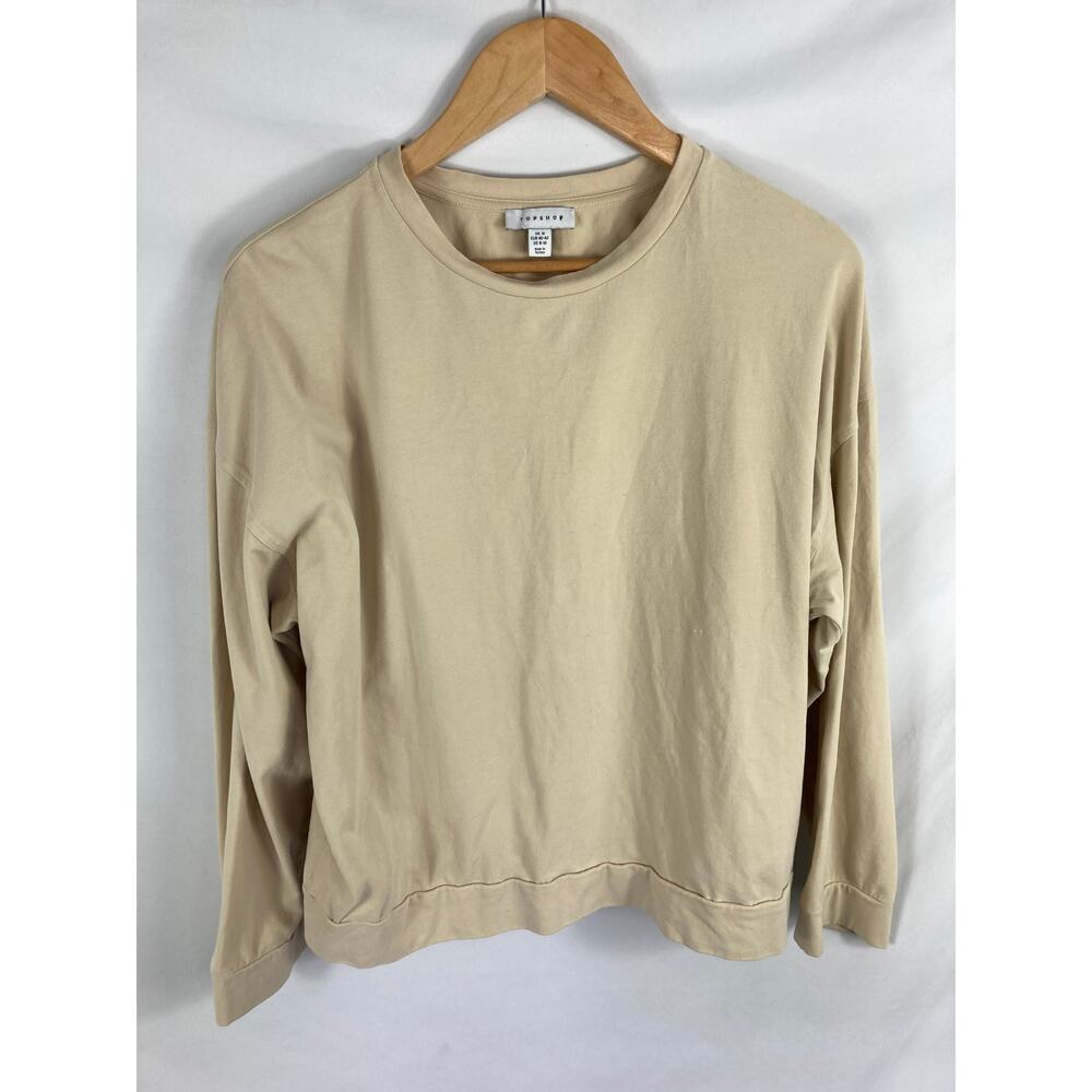 Topshop tan Long Sleeve Top Size M / 8-10